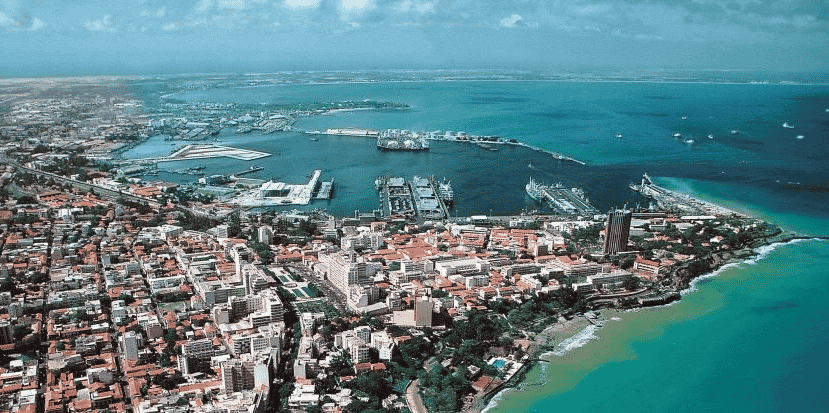 Vue aérienne du Sénégal