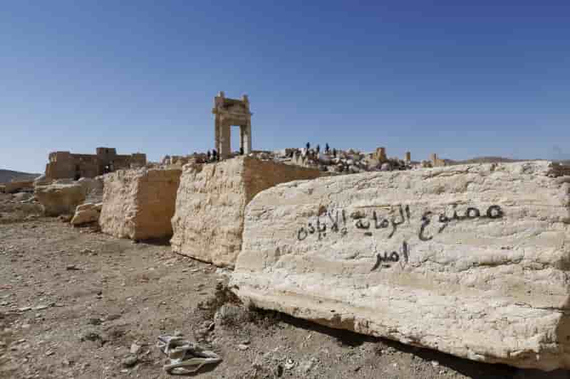 L'ei a detruit de nouveaux monuments a palmyre
