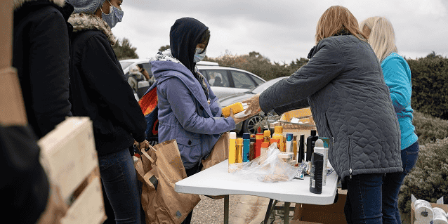 Distribution de repas