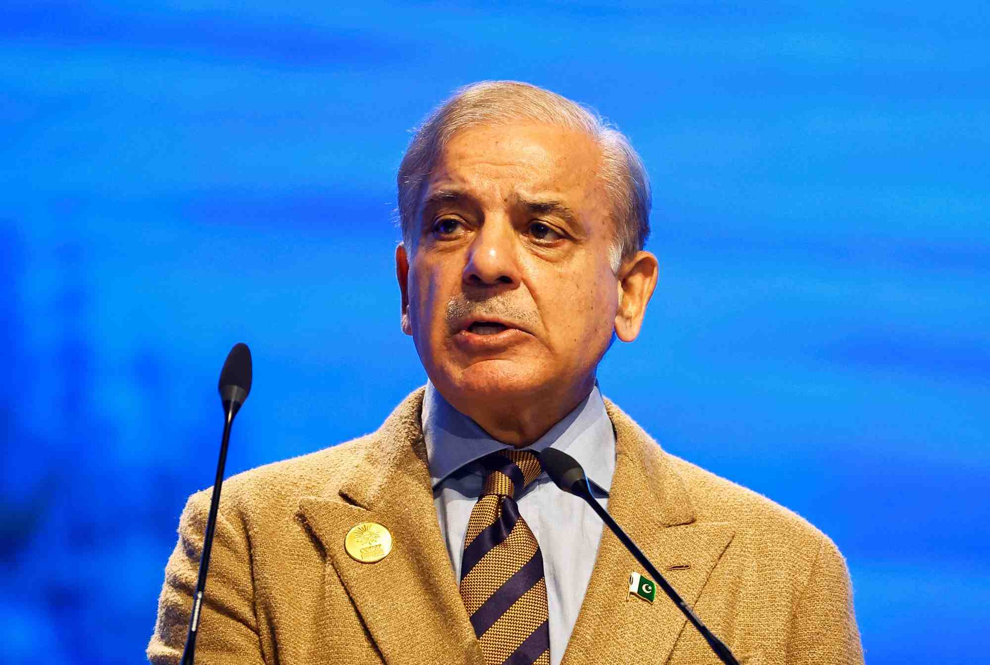 Le premier ministre pakistanais shehbaz sharif