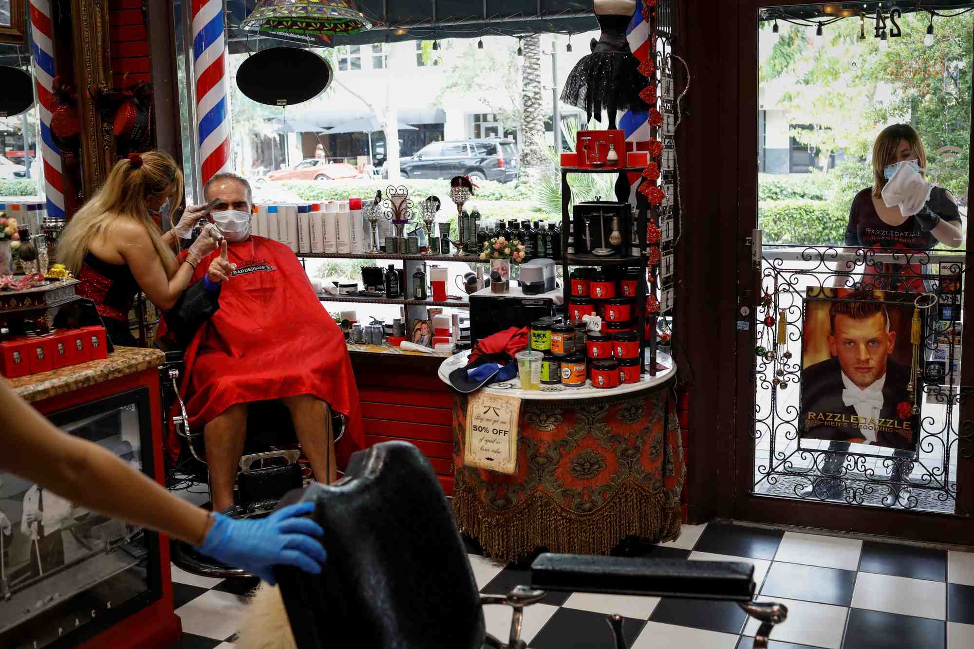 Un salon de coiffure a miami