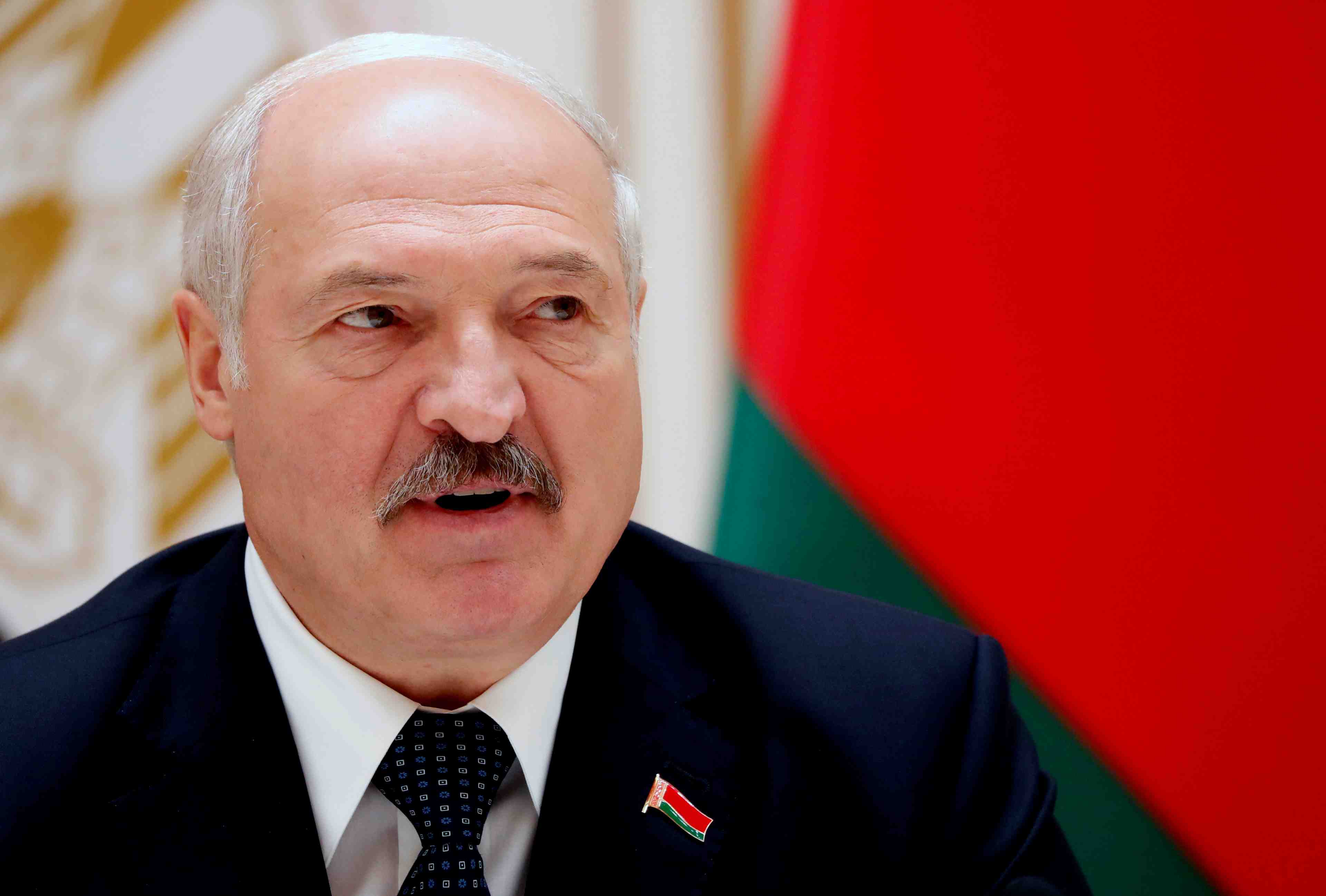 Belarusian president alexander lukashenko meets with egyptian president abdel fattah al-sisi in minsk