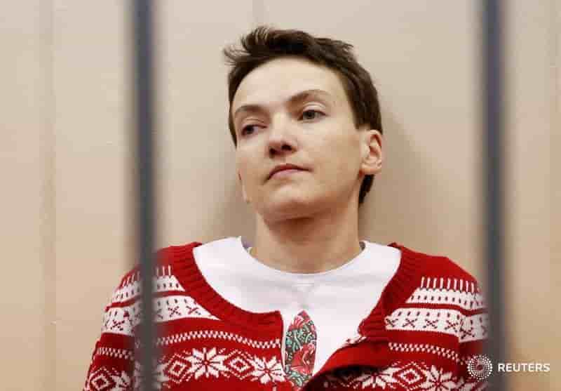Echange de la pilote ukrainienne contre deux russes detenus a kiev
