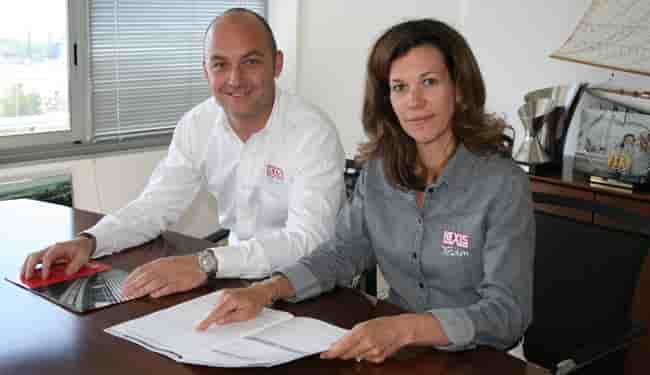Clément et Caroline Mateu, DG et présidente d'Hexis