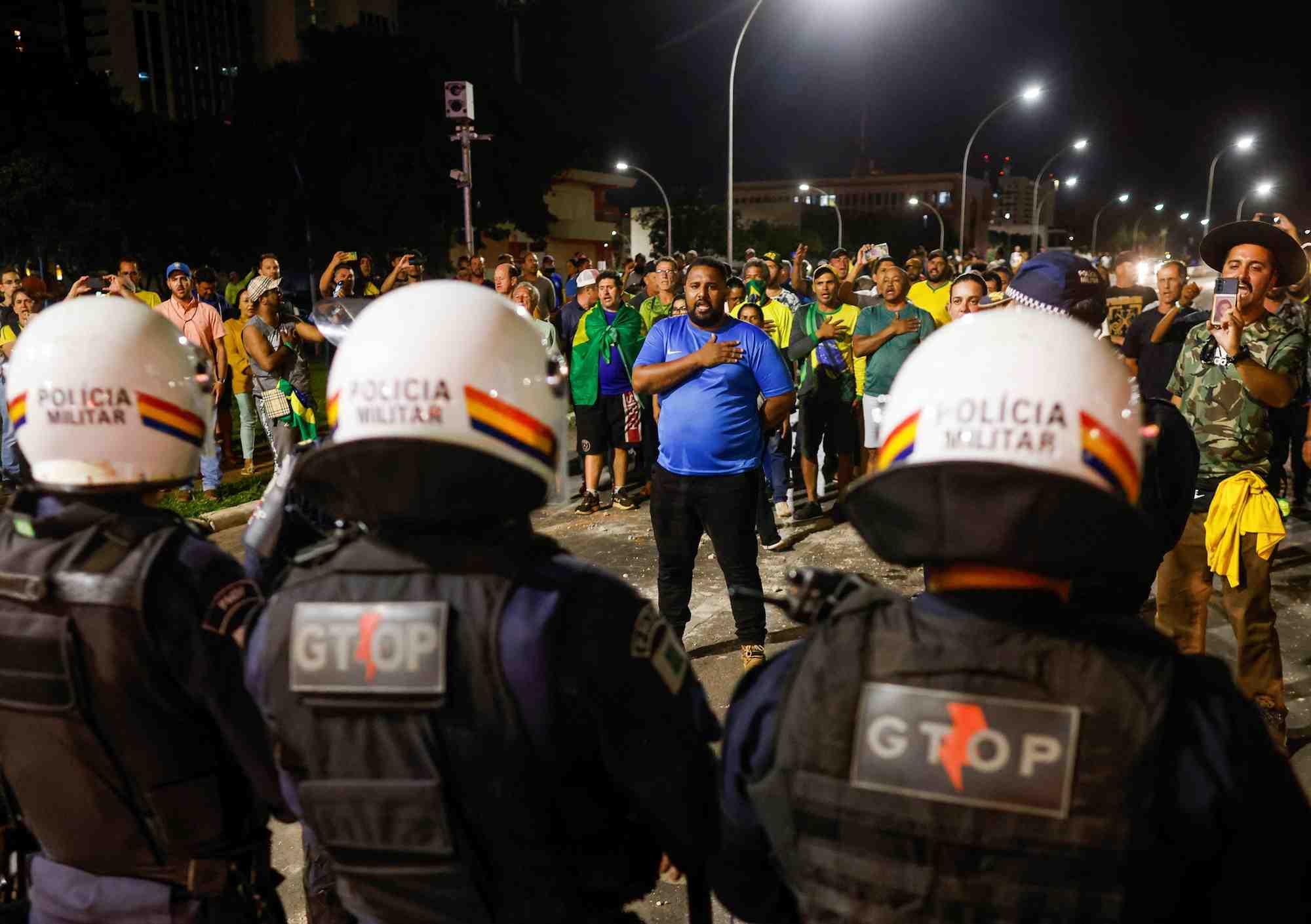 Des manifestations ont lieu a brasilia