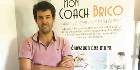 Dimitri De Cruz, fondateur et président de Mon Coach Brico
