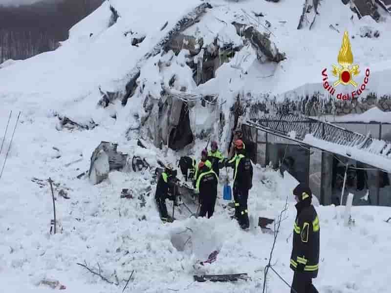 Pas de survivants dans l'hotel englouti par une avalanche