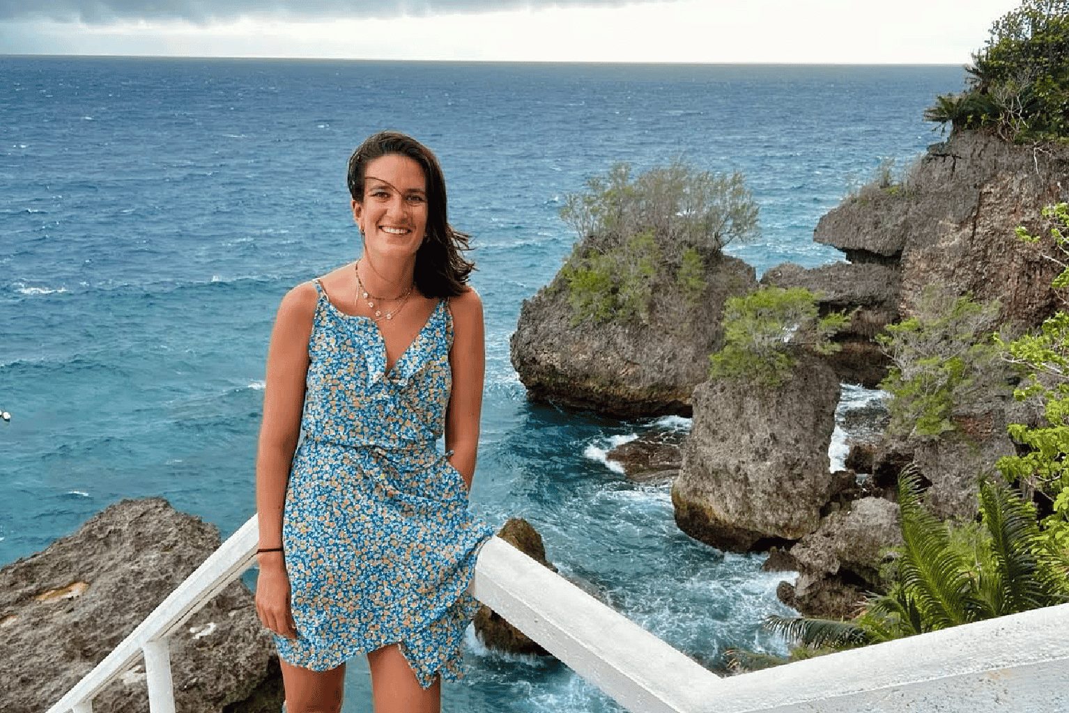 La Toulousaine Julie Bureau s'est installée récemment en Asie du Sud-est et compte, comme les locaux, vivre du tourisme (français).