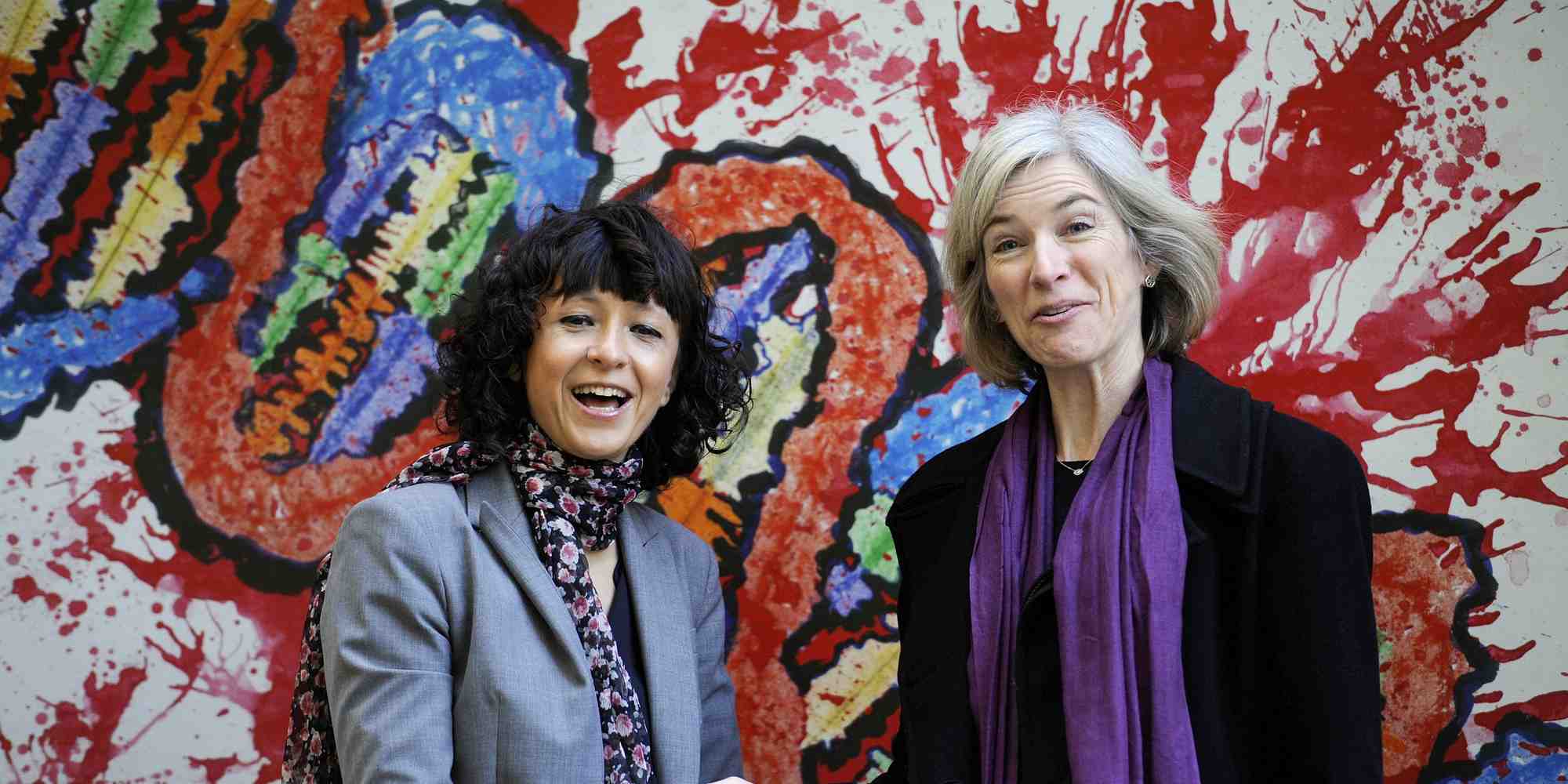 Le nobel de chimie a la francaise emmanuelle charpentier et a l'americaine jennifer doudna