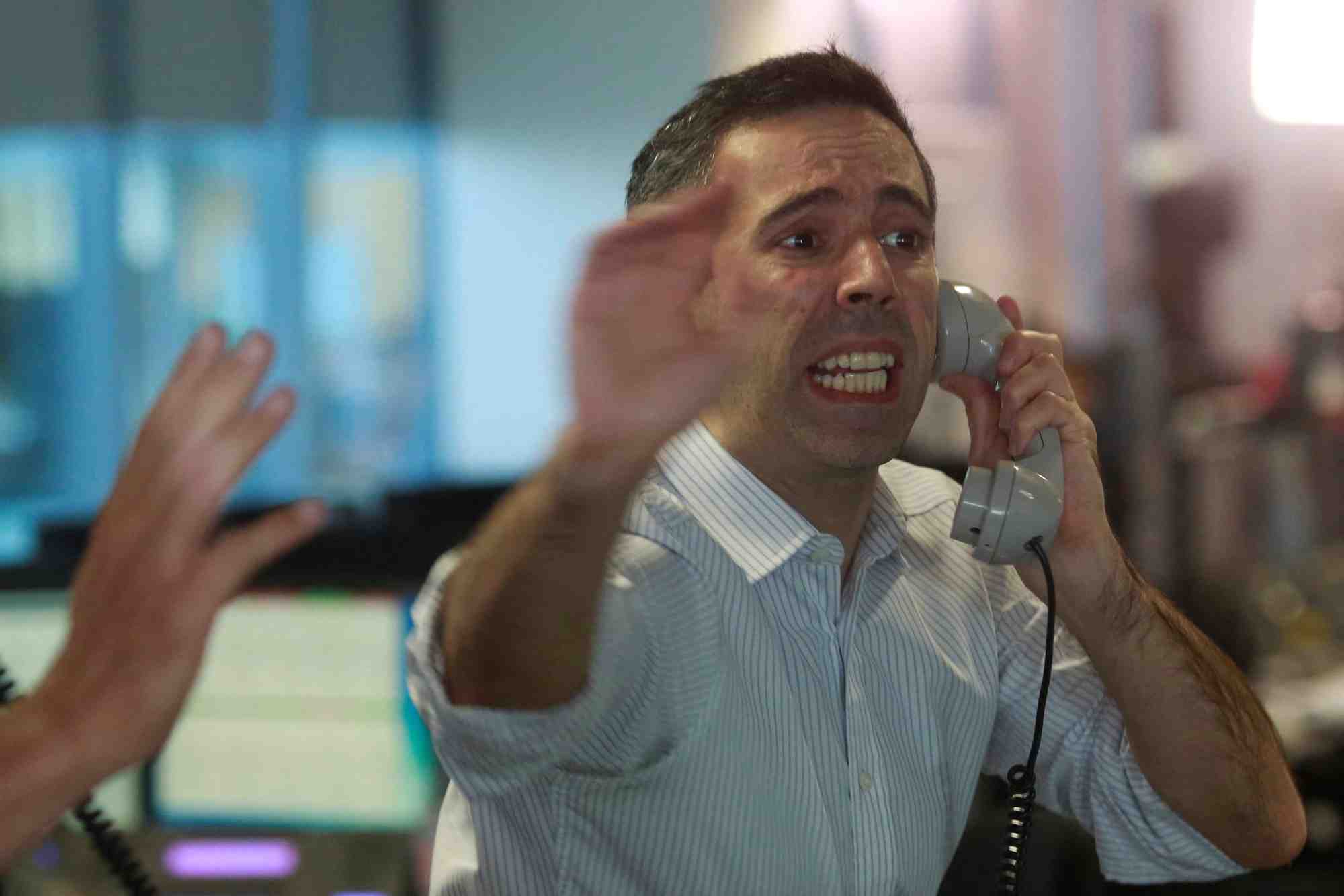 Photo d'un trader a londres