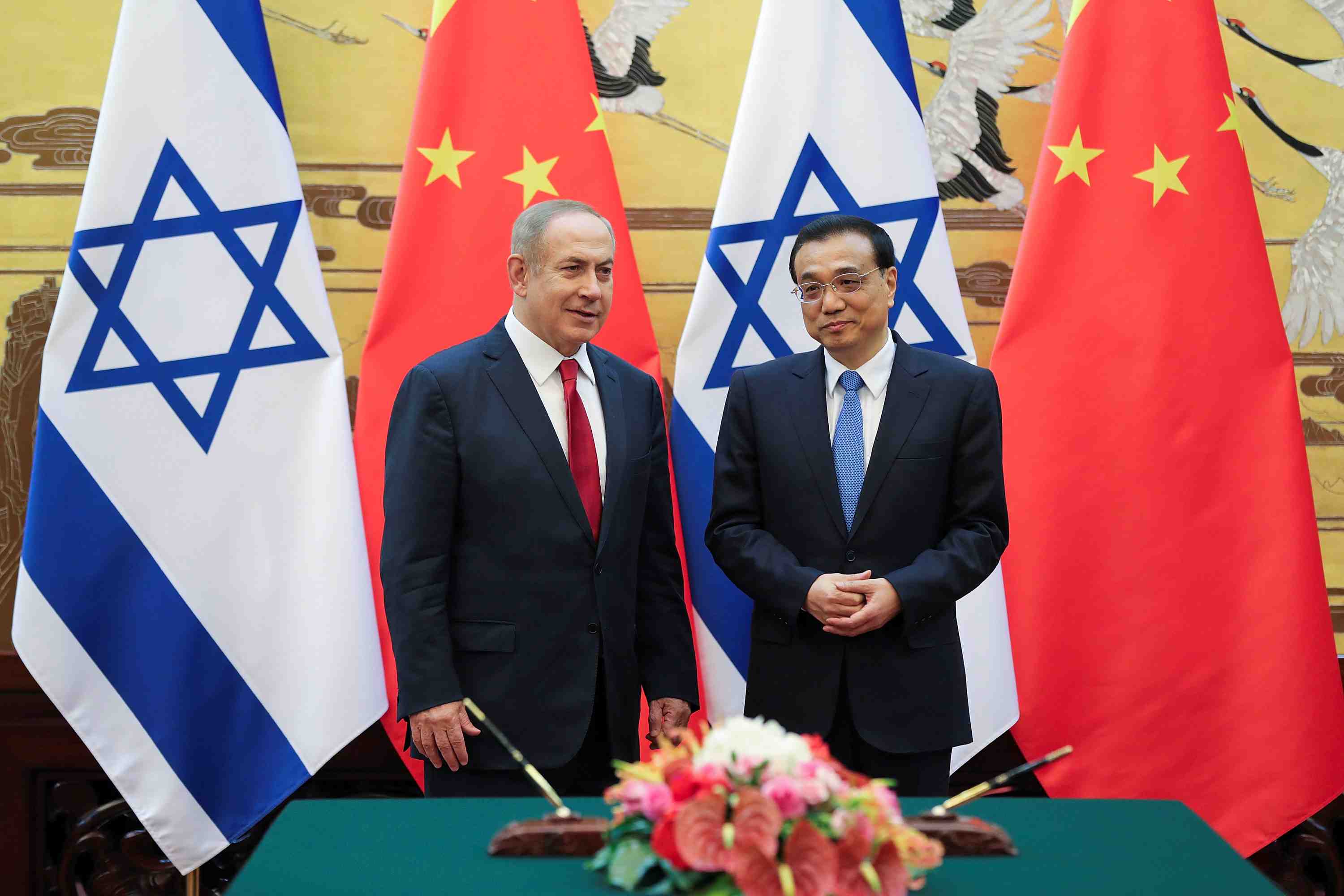 Netanyahu en visite officielle en chine