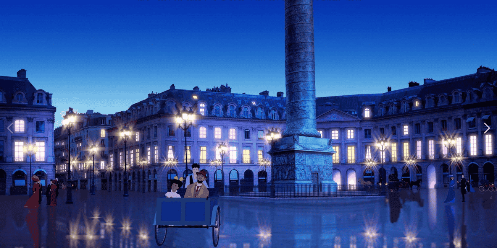 Une scène de "Dilili à Paris", dernier film d'animation de Michel Ocelot