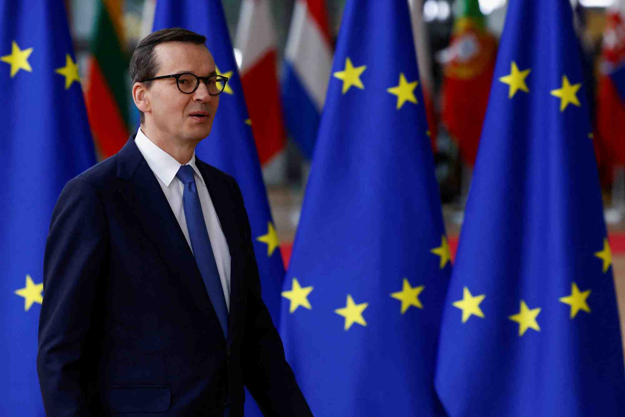 Photo du premier ministre polonais, mateusz morawiecki