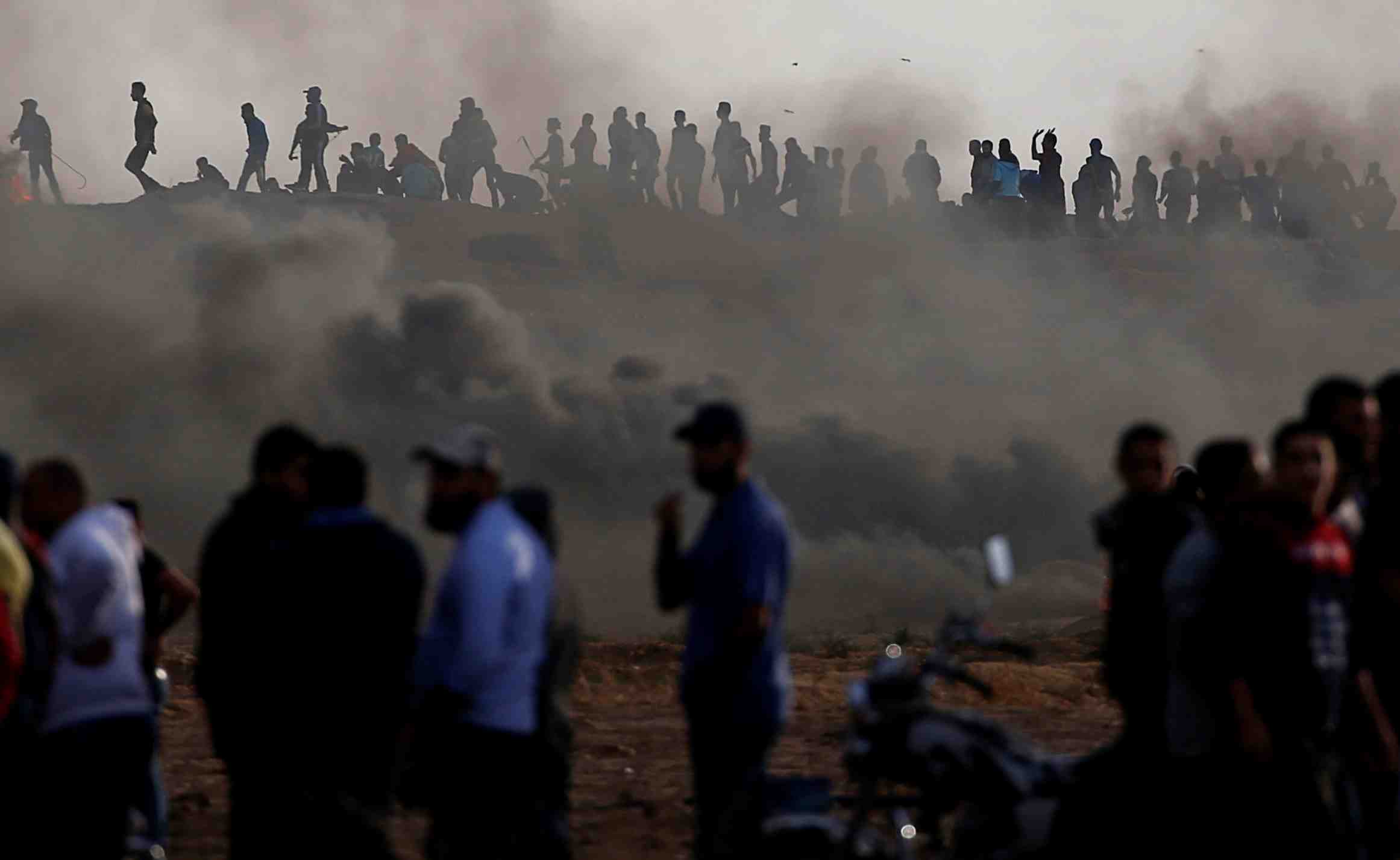 Quatre palestiniens tues dans la bande de gaza