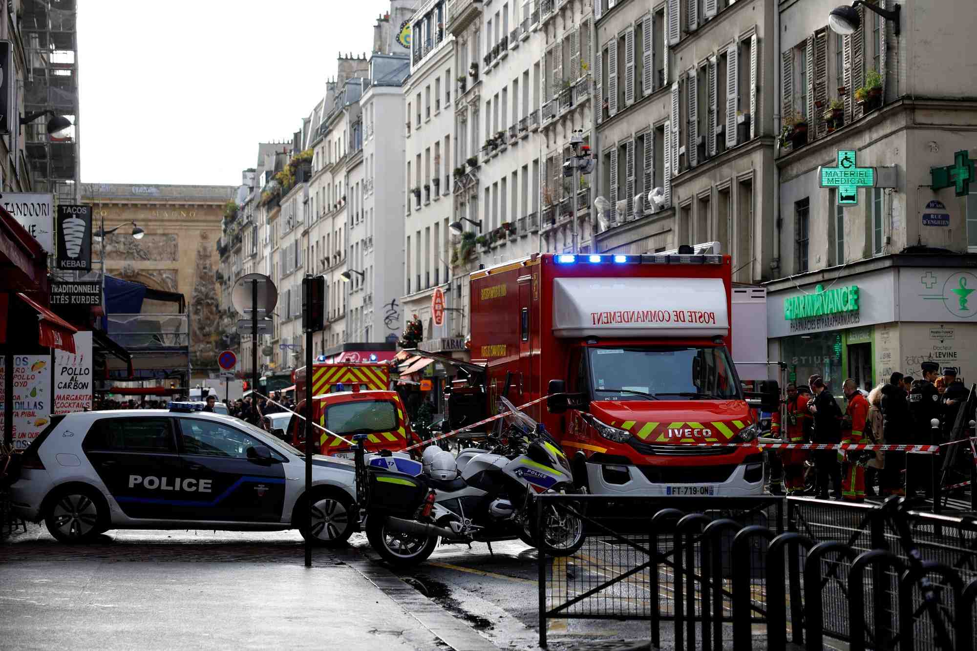 Coups de feu dans le centre de paris
