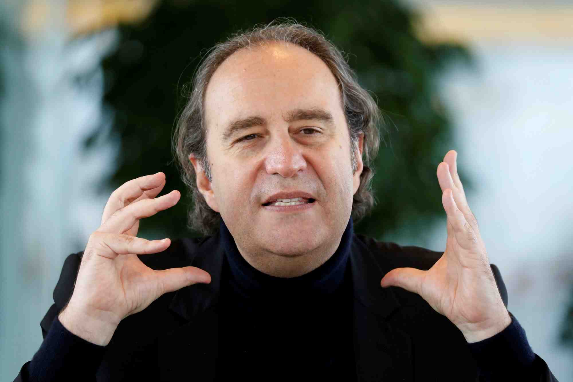 Xaniel niel, lors d'une presentation a paris