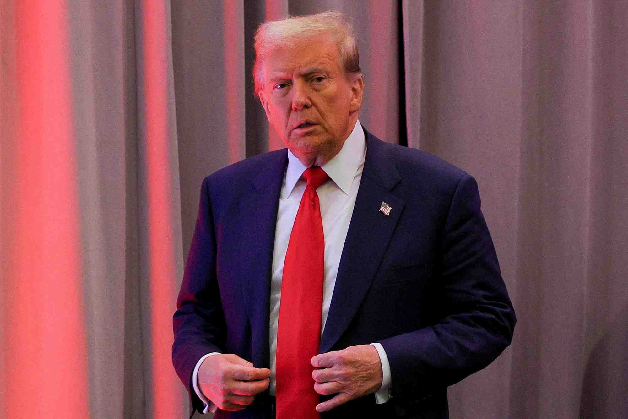Trump rencontre les republicains de la chambre des representants au capitole a washington