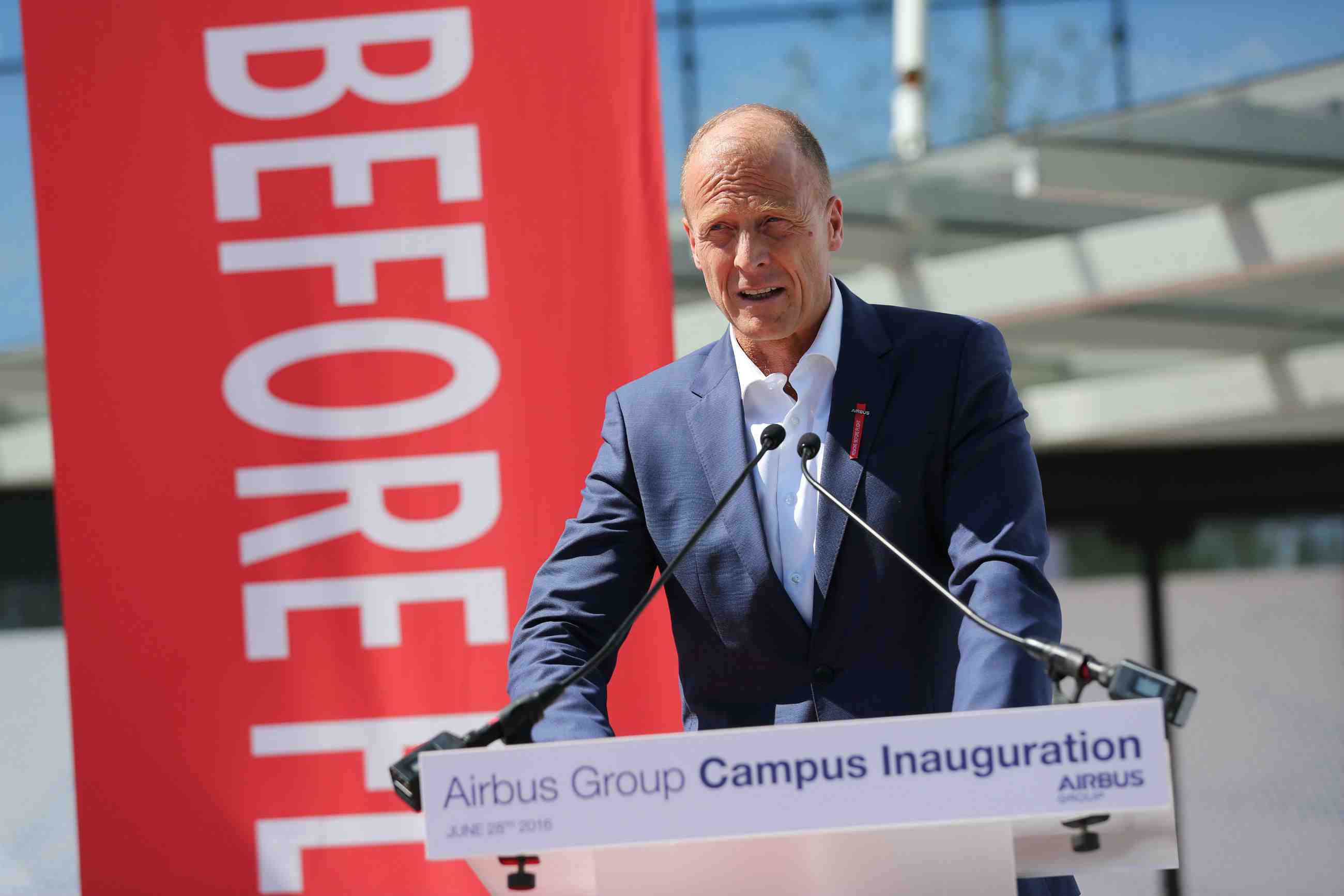 tom enders inauguaration siège airbus group