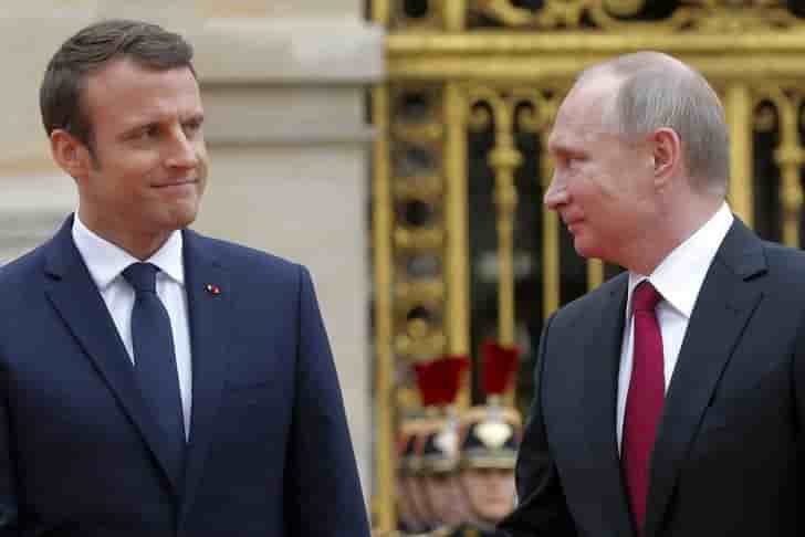 Macron accuse sputnik et rt d'agir en agents de propagande