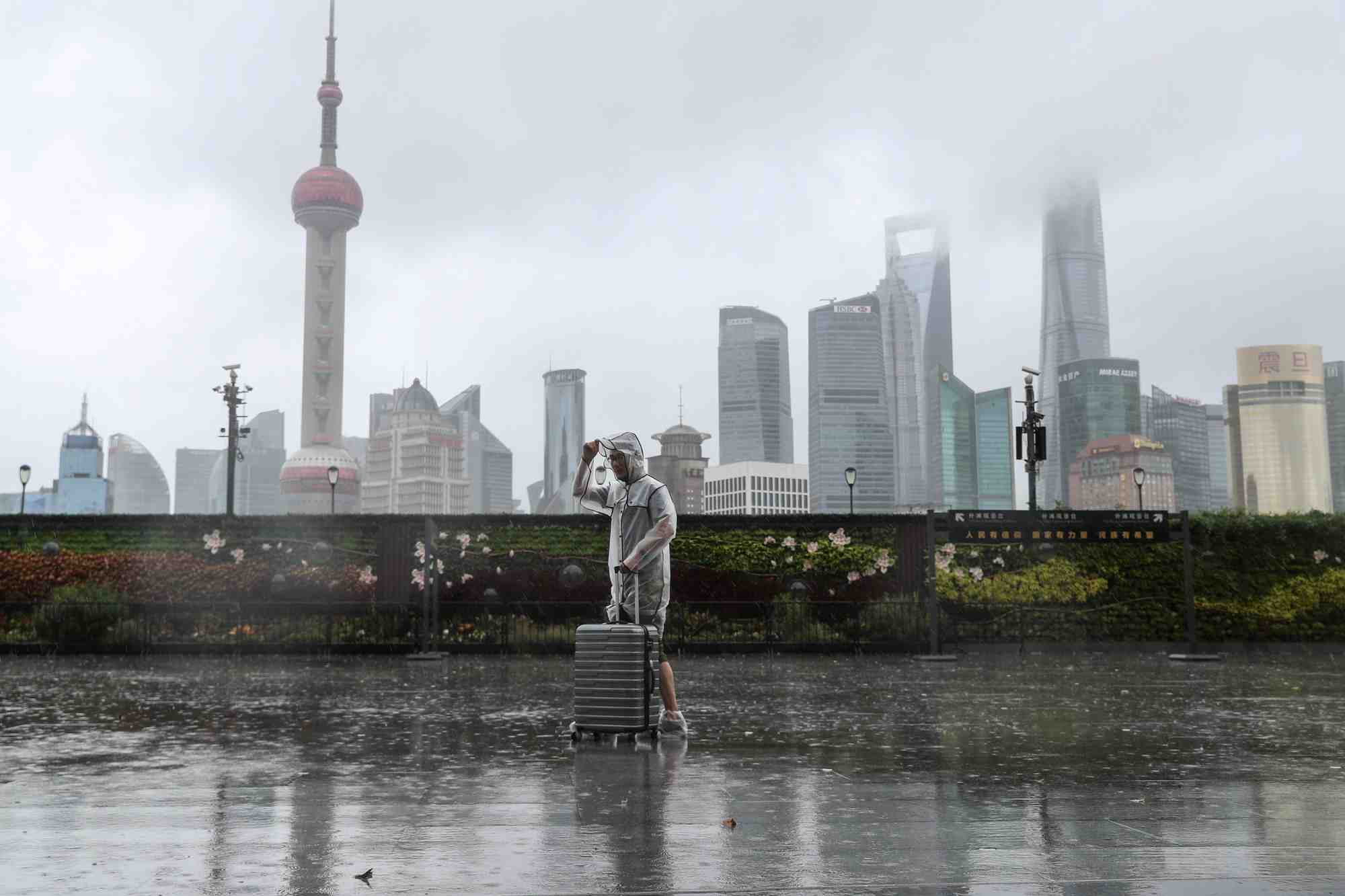 La chine se prepare a l'arrivee du typhon in-fa