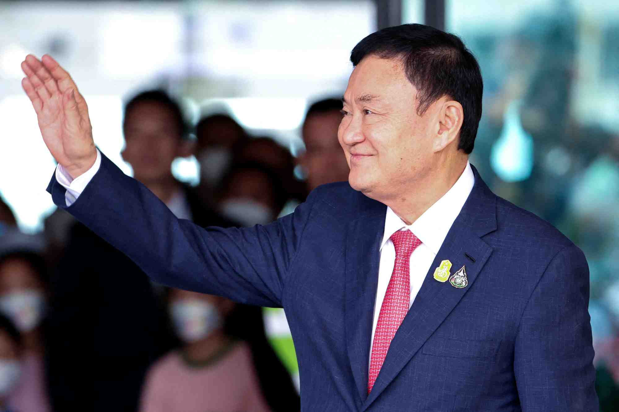 L'ancien premier ministre thailandais thaksin shinawatra