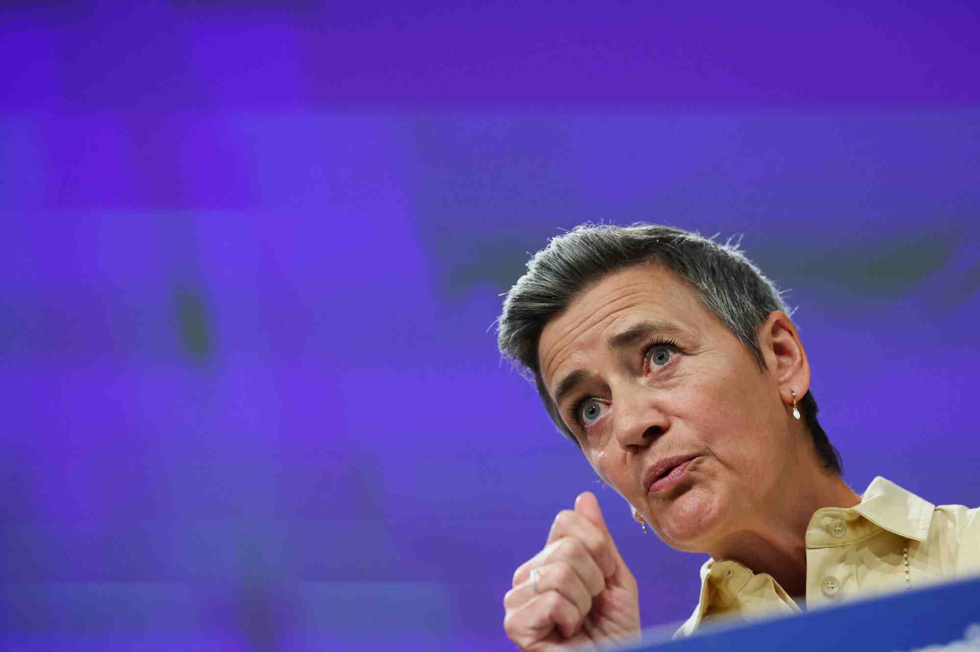 La commissaire europeenne a la concurrence margrethe vestager