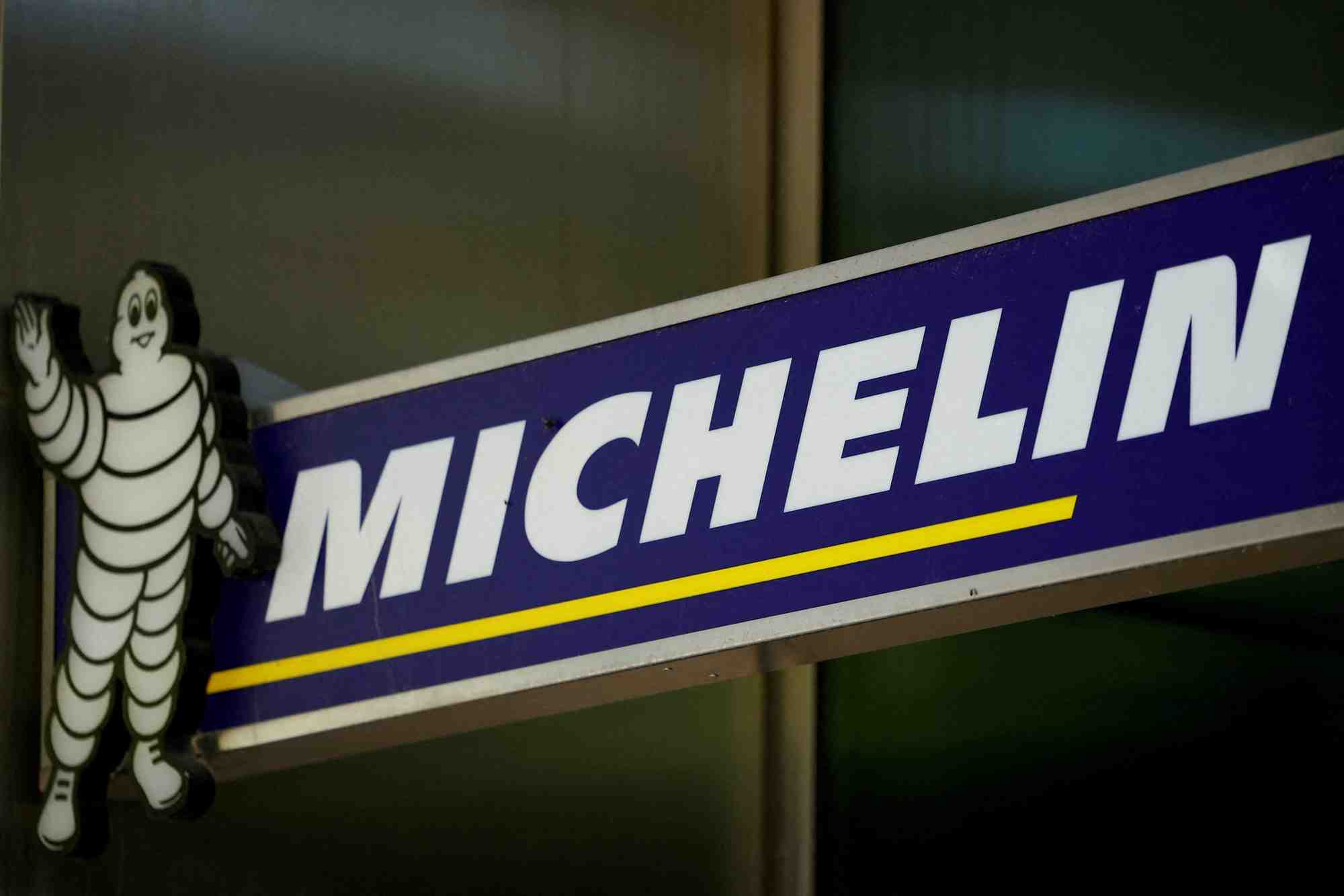 Le logo du fabricant de pneus francais michelin