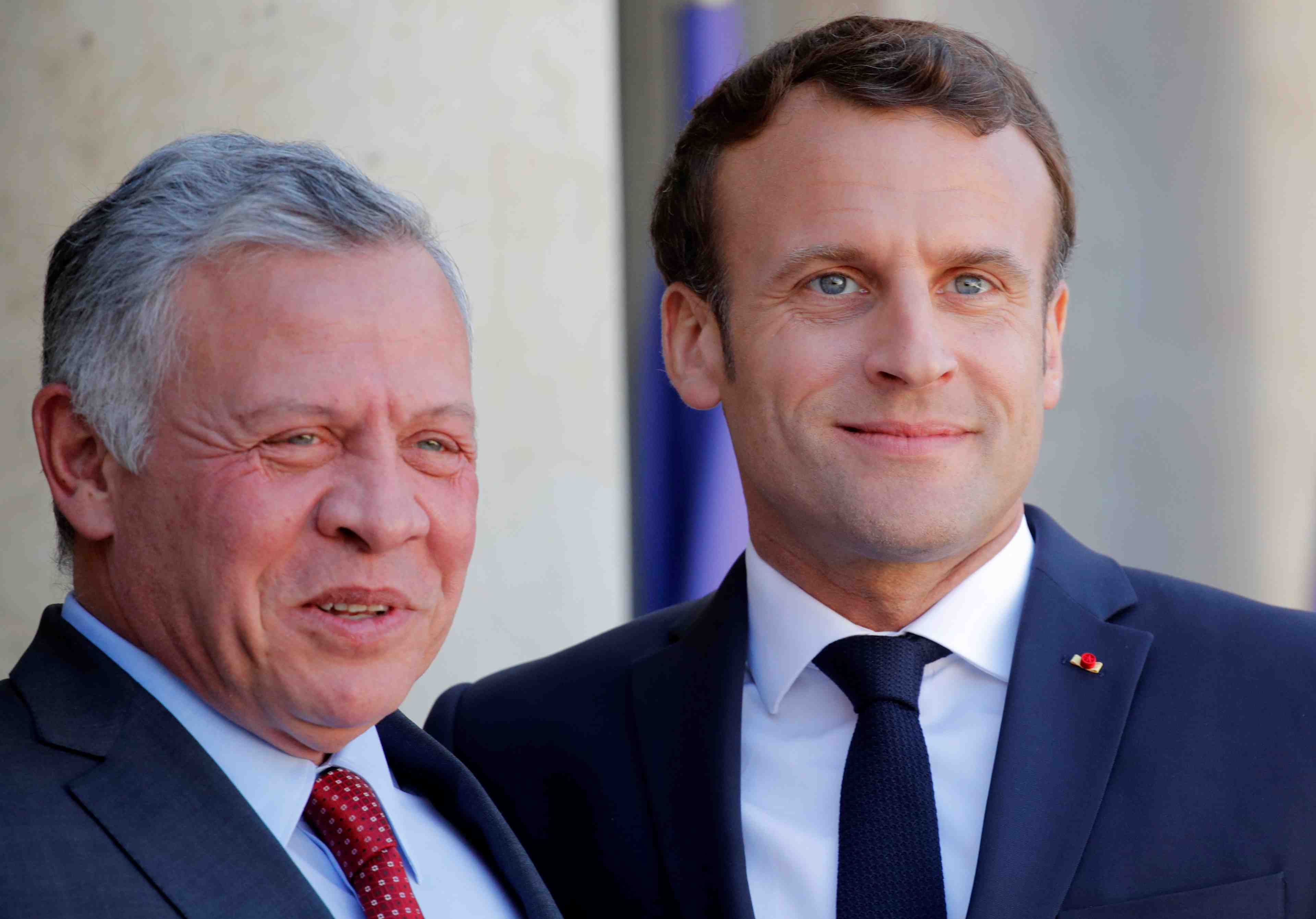 Macron et abdallah ii inquiets des visees territoriales de netanyahu