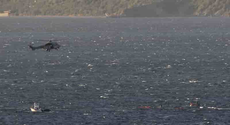 Sept migrants noyes, dont quatre enfants, au large de lesbos