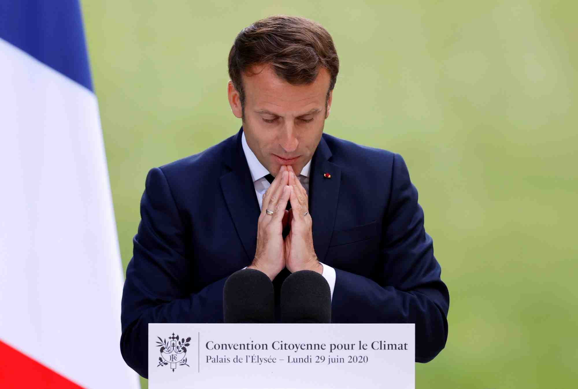 Macron, convention citoyenne pour le climat, Élysée