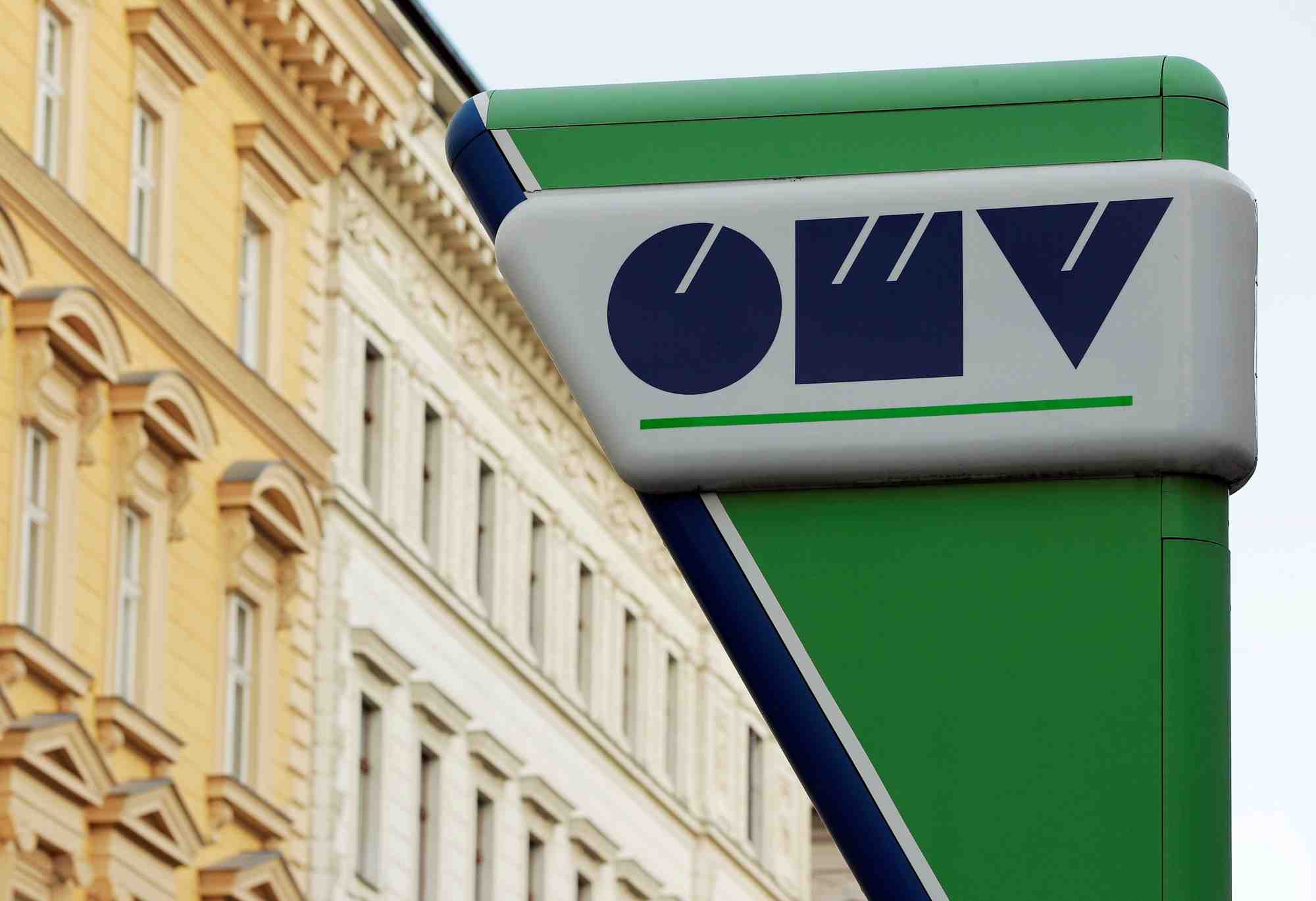 Photo d'archives du logo du groupe petrolier et gazier autrichien omv