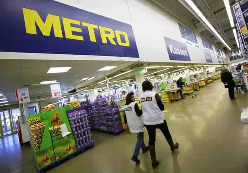 Les ventes trimestrielles de metro progressent a perimetre comparable