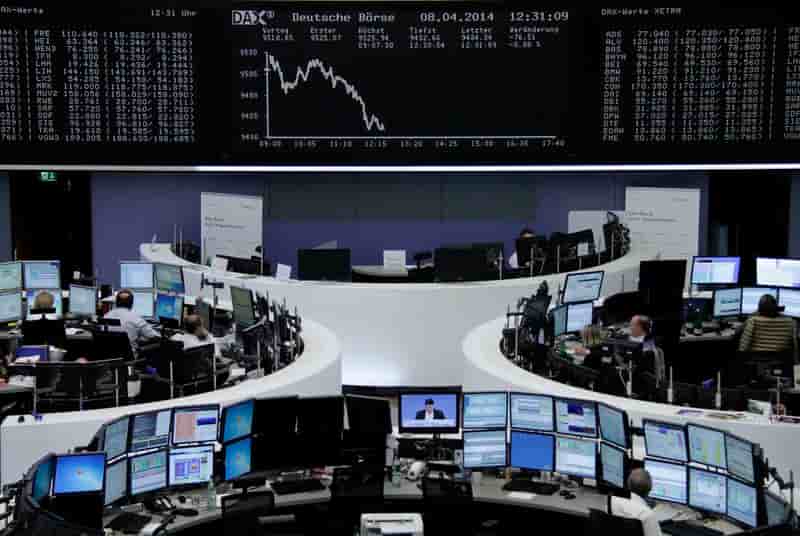 Les Bourses européennes en repli à la mi-séance