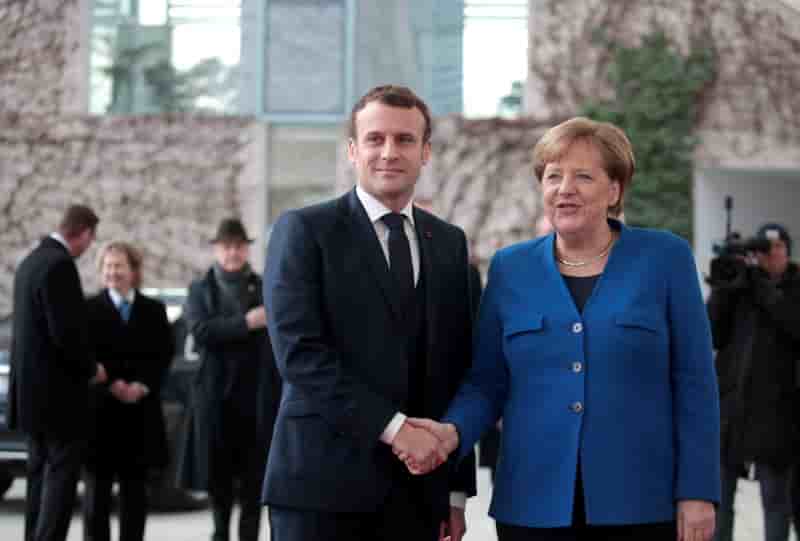 Libye: macron appelle a une treve sans condition