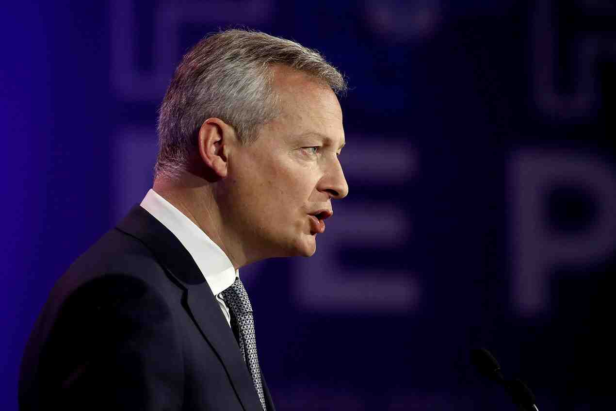 Le ministre français des Finances, Bruno Le Maire compte parmi les défenseurs e la taxe sur les transactions financières.