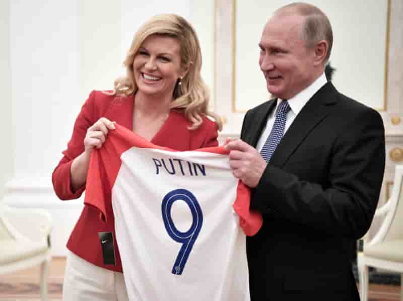 Mondial: la presidente croate saluee pour son esprit sportif