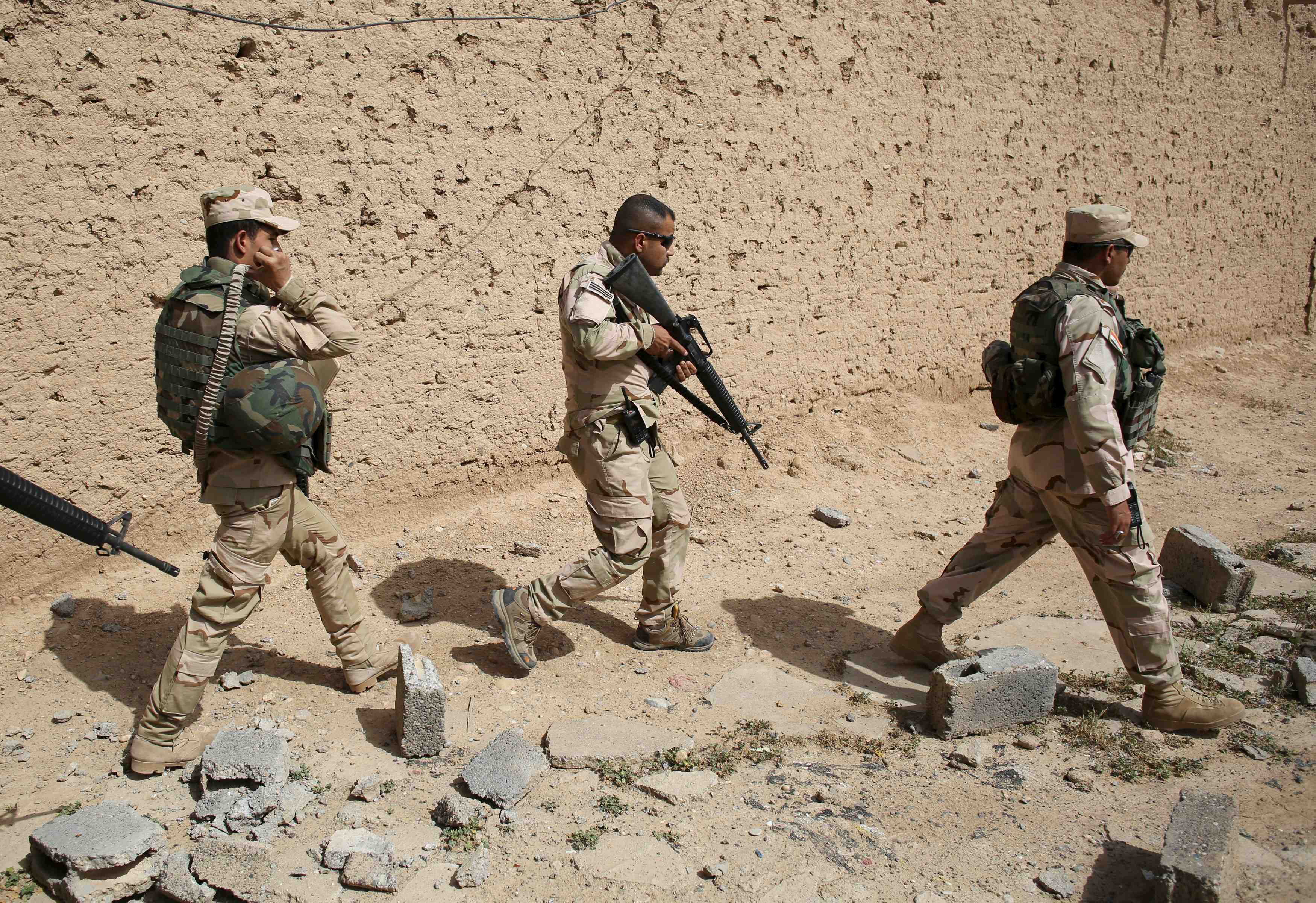 L'armee irakienne entre dans une ville strategique de l'ouest du pays