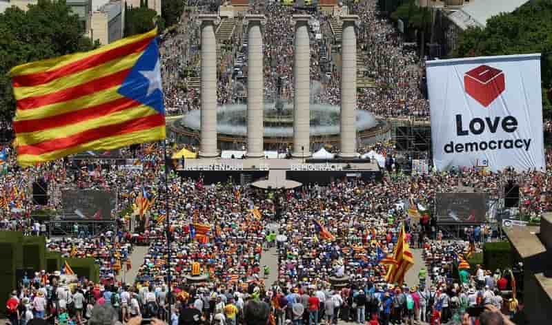 La catalogne independante en 48 heures en cas de victoire du "oui"