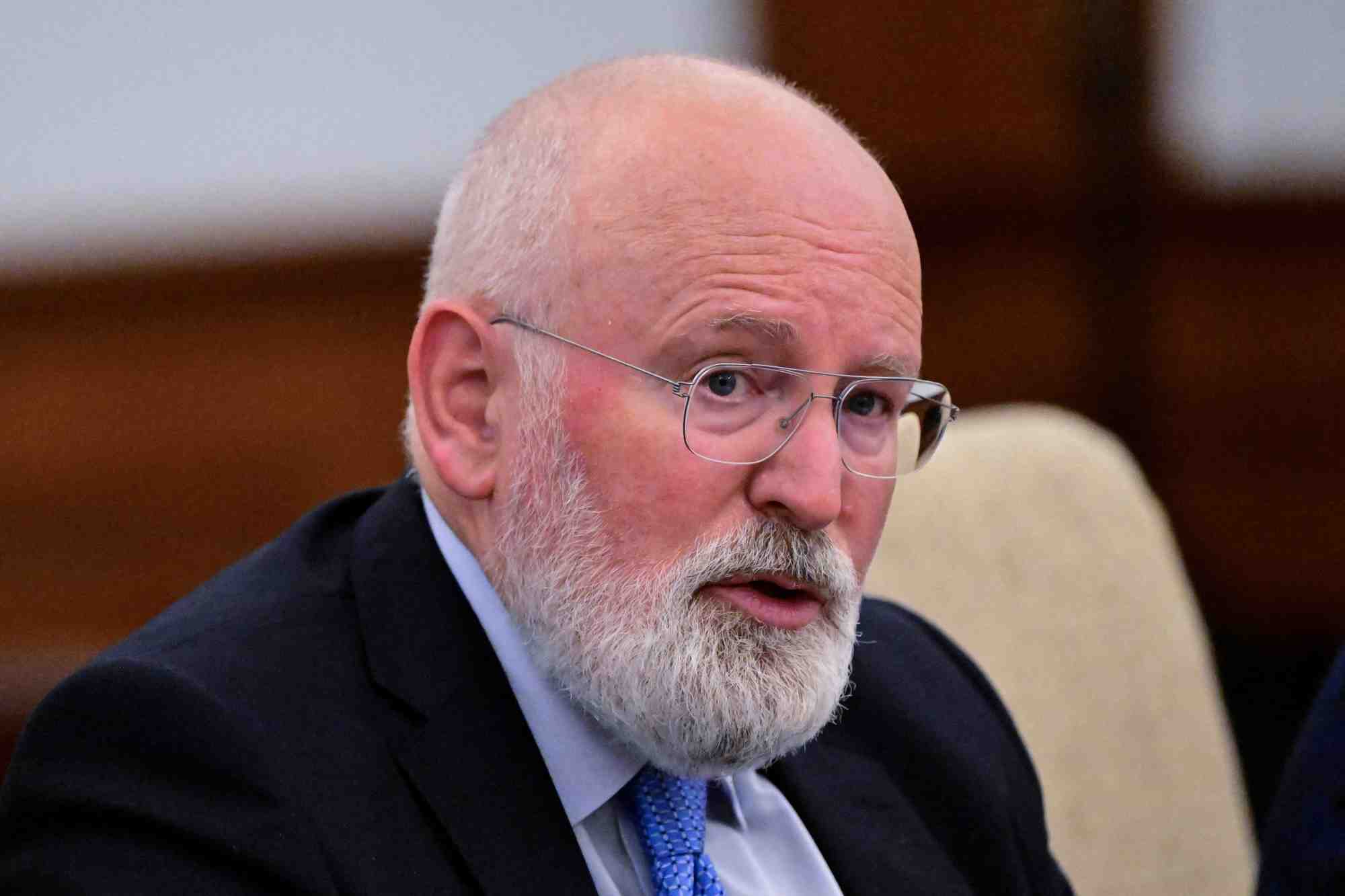 Le commissaire europeen frans timmermans