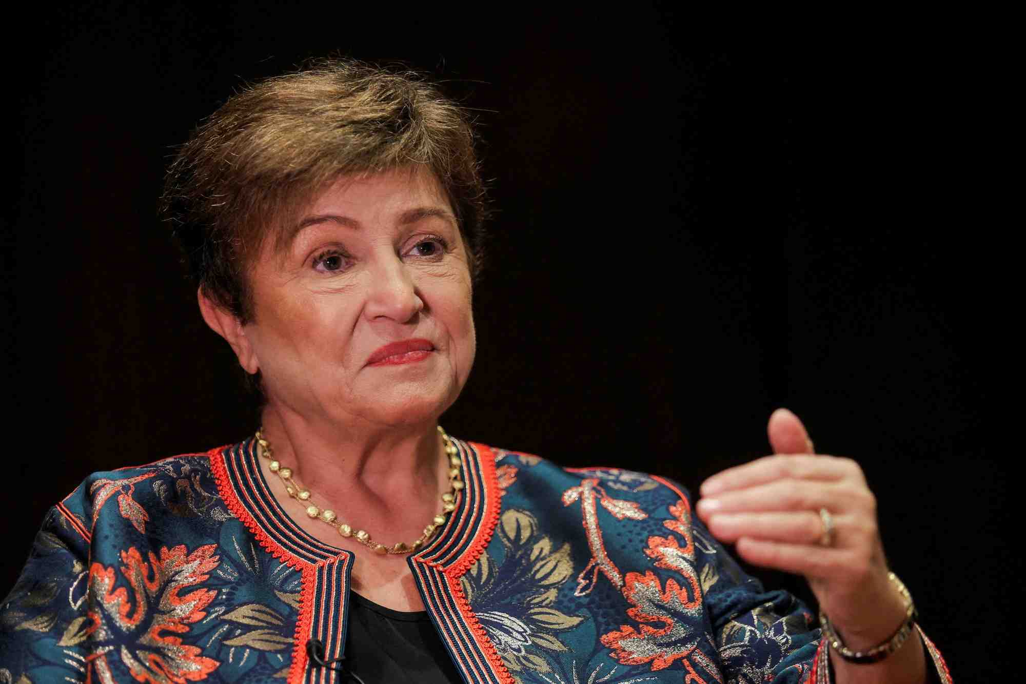 La directrice generale du fmi, kristalina georgieva