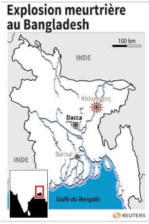 Explosion meurtriere au bangladesh