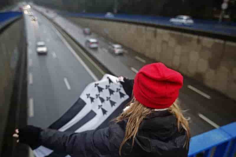 Rassemblements de "bonnets rouges" en Bretagne