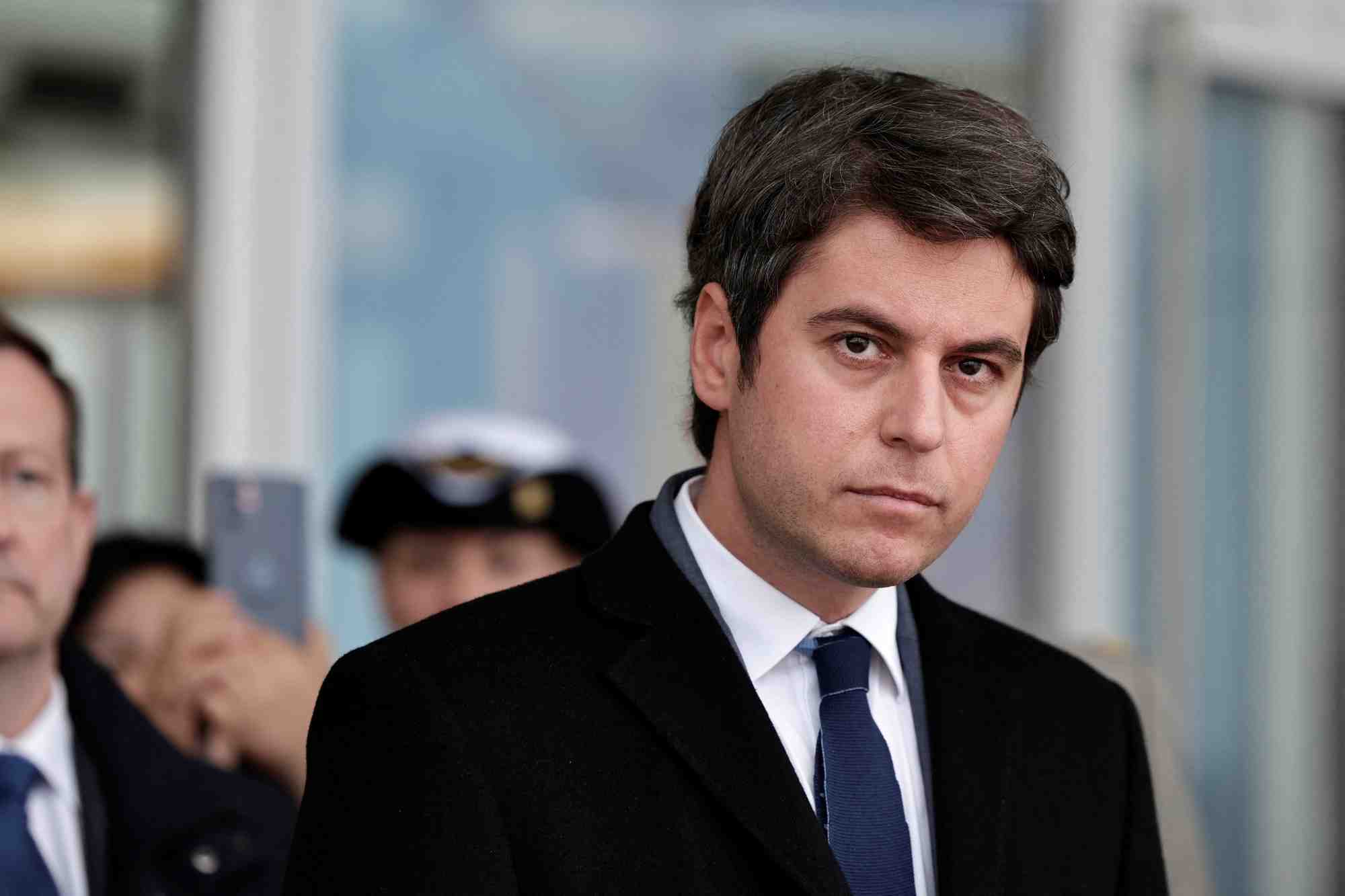 Le premier ministre francais gabriel attal