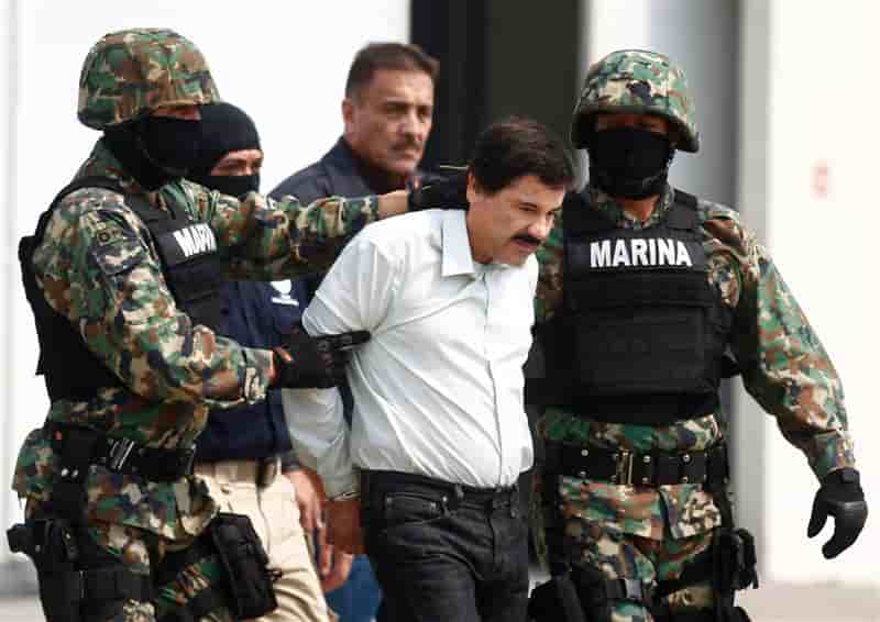 Arrestation du baron de la drogue "Shorty" Guzman au Mexique
