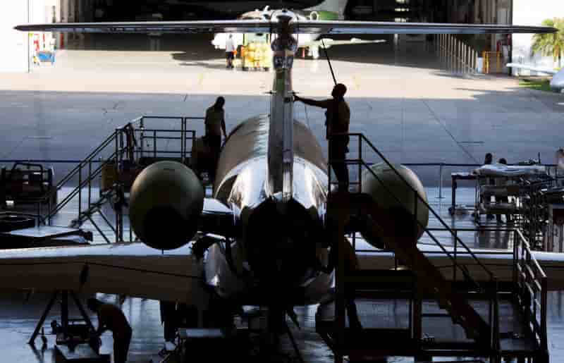 Embraer se recentre sur les etats-unis face a des marches emergents au ralenti