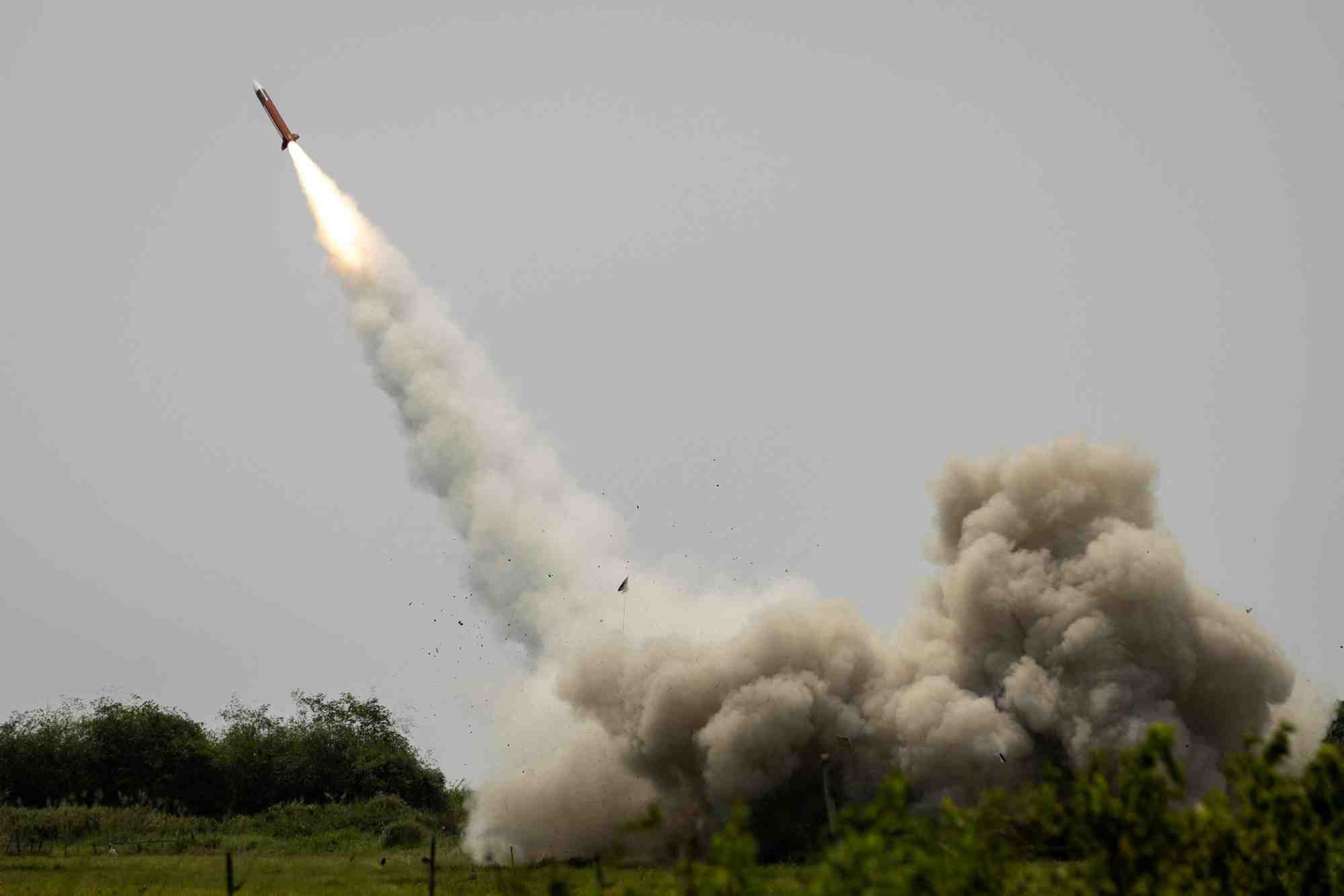 Un systeme de missiles aeriens patriot