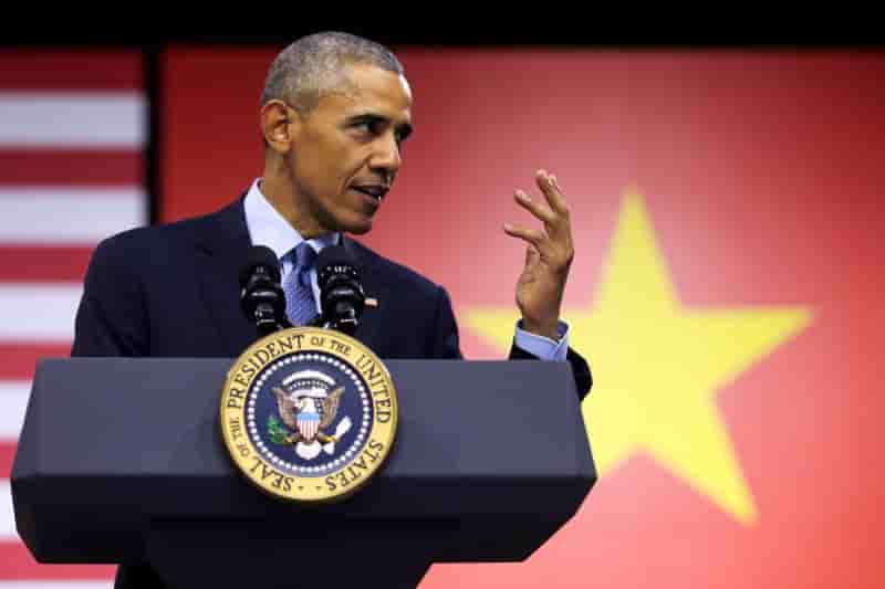 Au vietnam, obama tente de rassurer l'asie sur la presidentielle americaine