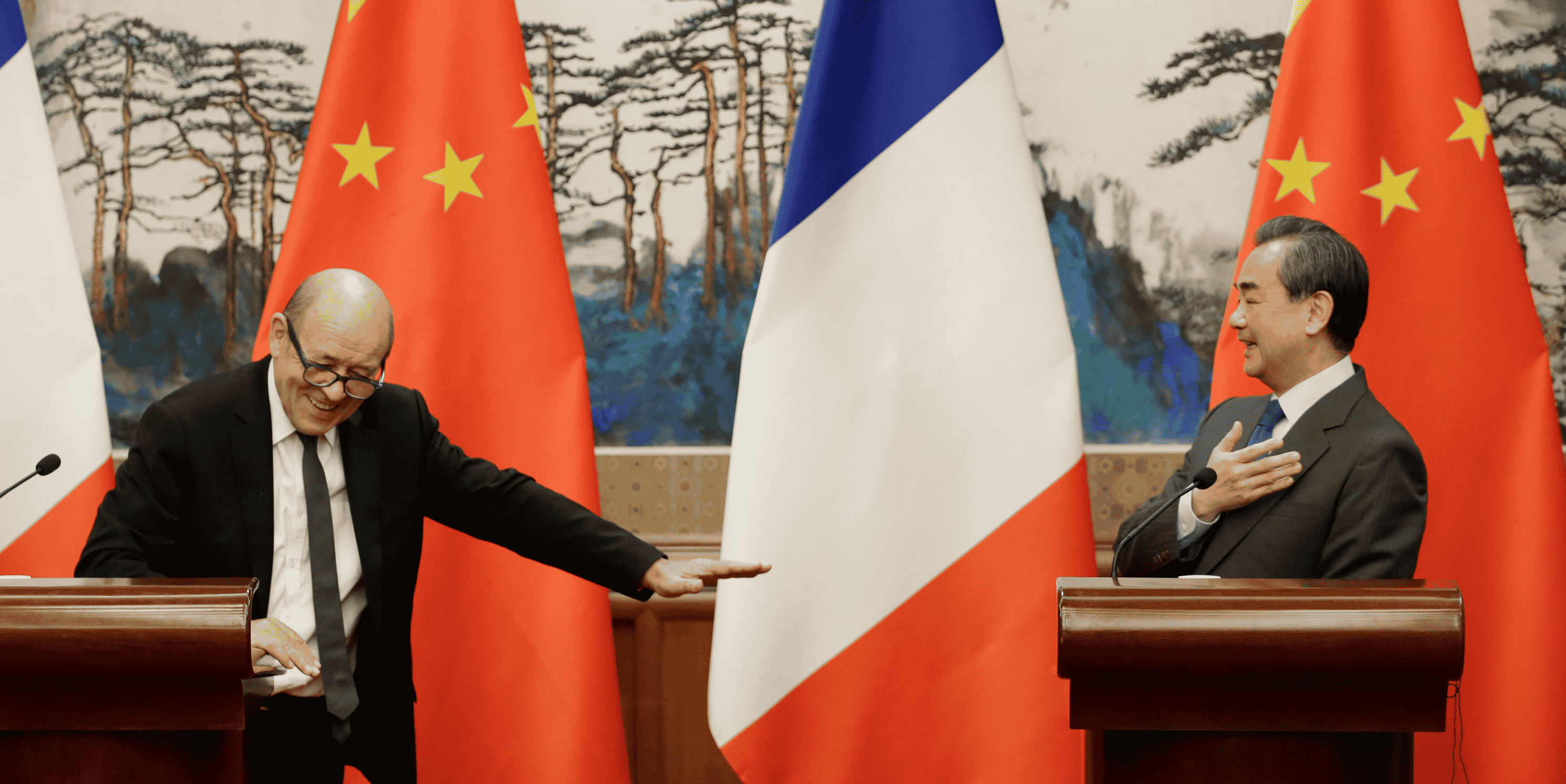 France Chine Le Drian