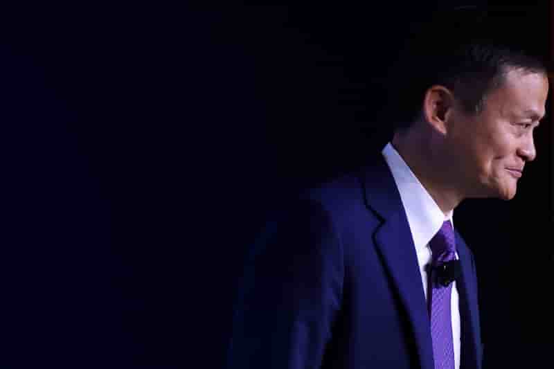 Alibaba group co-founder and executive chairman jack ma attends an event at the world economic forum annual meeting of the new champions in tianjin