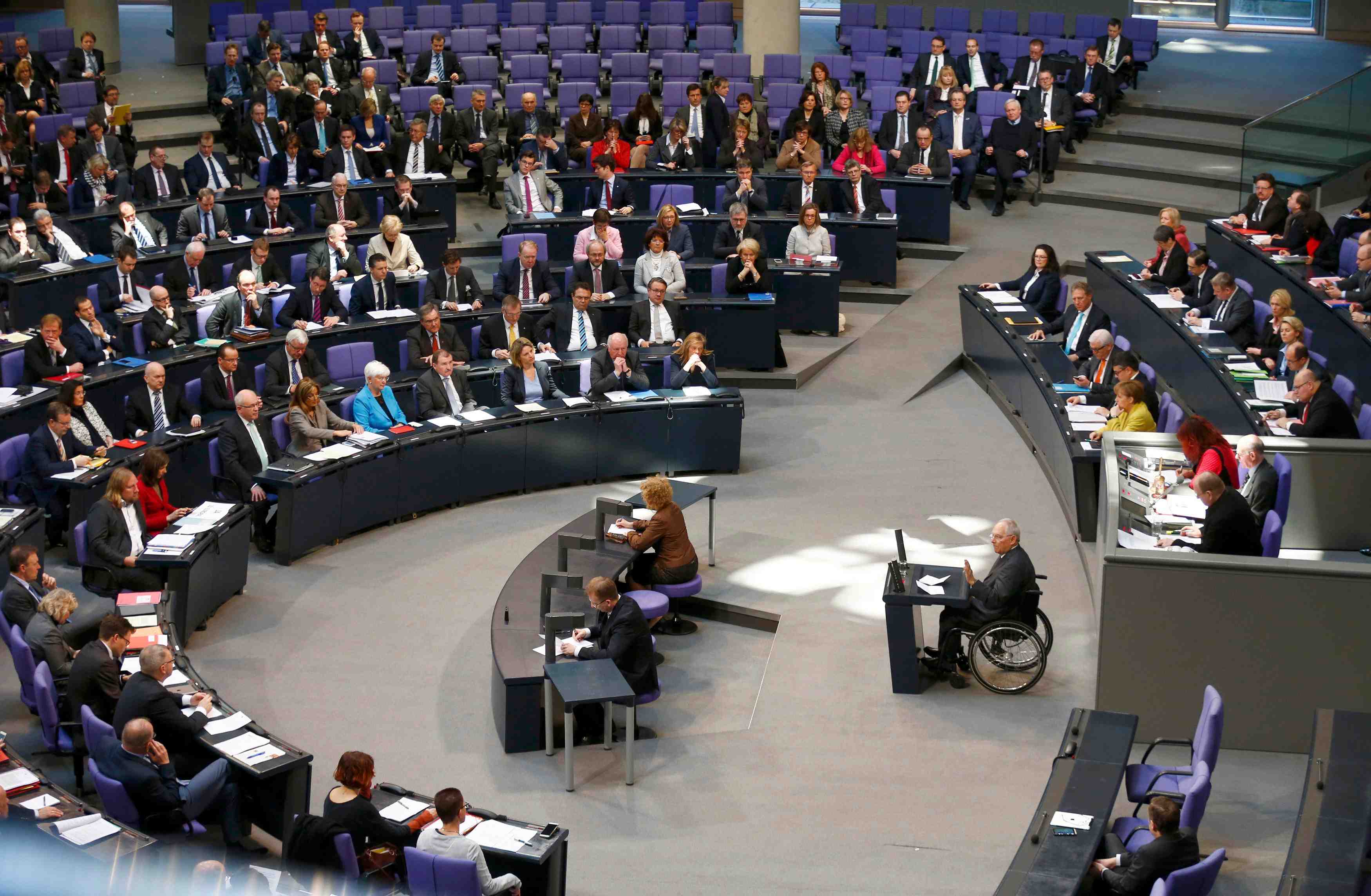 Le bundestag vote sur la prolongation de l'aide a la grece